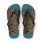 NST Clothing Signature Flip Flops in Ocean Blue