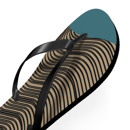 NST Clothing Signature Flip Flops in Ocean Blue