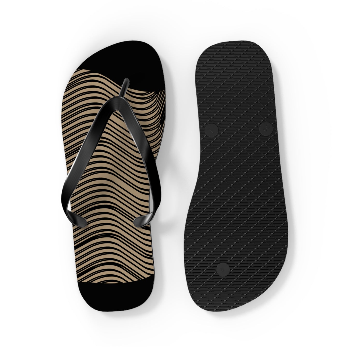 NST Clothing Signature Flip Flops in Black