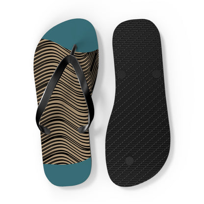 NST Clothing Signature Flip Flops in Ocean Blue