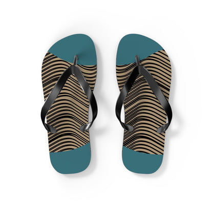 NST Clothing Signature Flip Flops in Ocean Blue