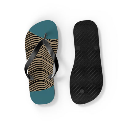 NST Clothing Signature Flip Flops in Ocean Blue