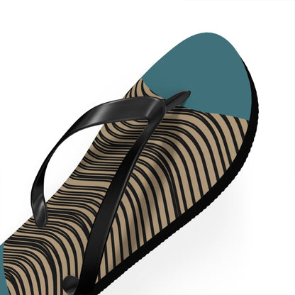 NST Clothing Signature Flip Flops in Ocean Blue