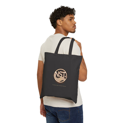 NST Clothing Signature Logo Cotton Canvas Tote Bag