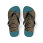 NST Clothing Signature Flip Flops in Ocean Blue