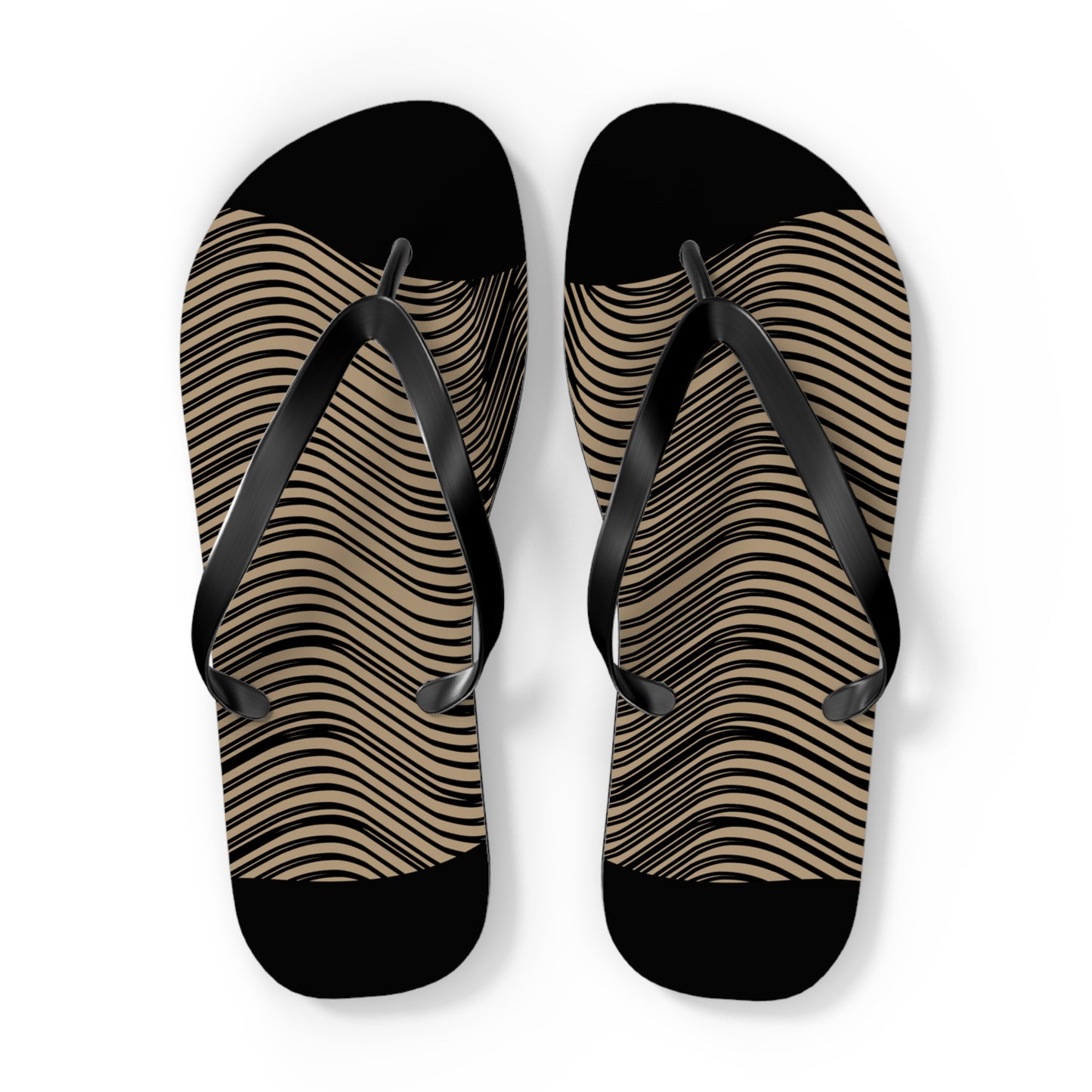 NST Clothing Signature Flip Flops in Black