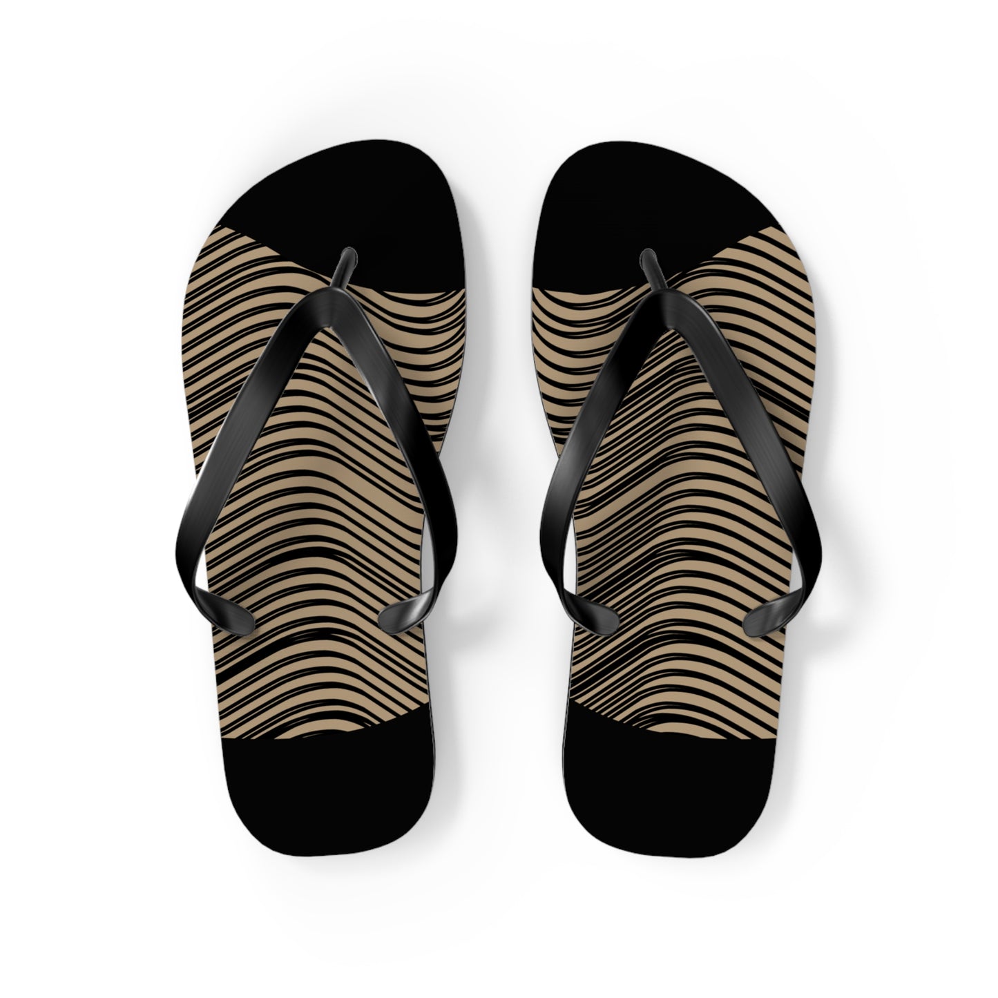 NST Clothing Signature Flip Flops in Black