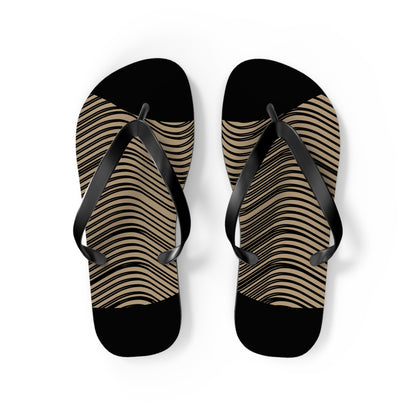 NST Clothing Signature Flip Flops in Black