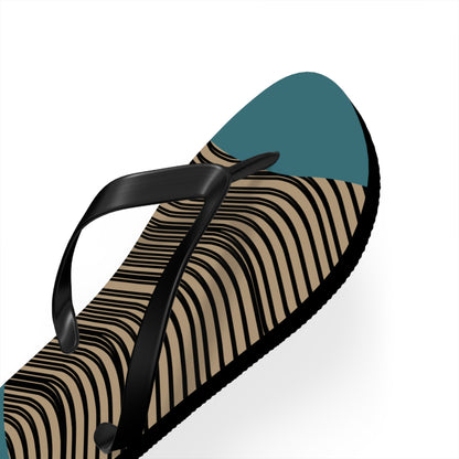 NST Clothing Signature Flip Flops in Ocean Blue