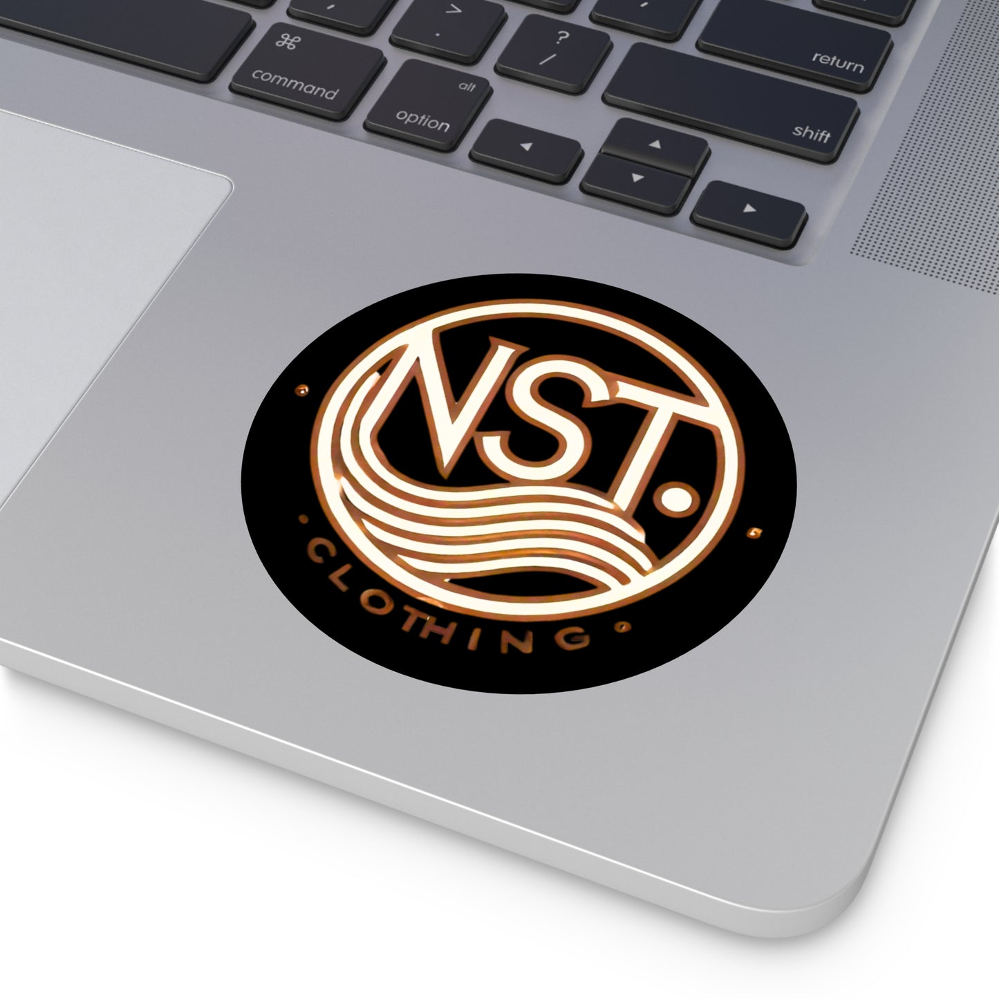 NST Clothing Signature Logo Round Vinyl Sticker